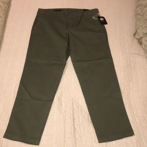 Kut from the Kloth Taylor Crop Trousers - Green